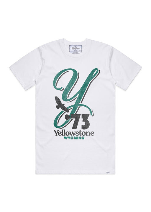 Yellowstone Y Men's White Heavyweight T-Shirt alternate view