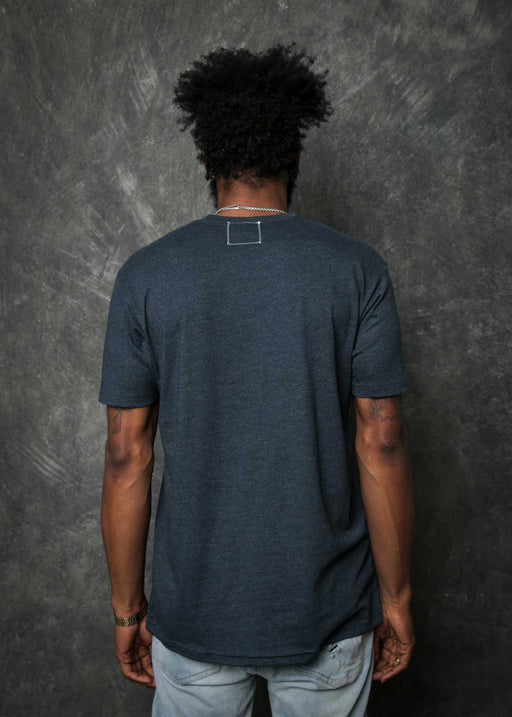 Men's Heather Navy Classic Tee alternate view