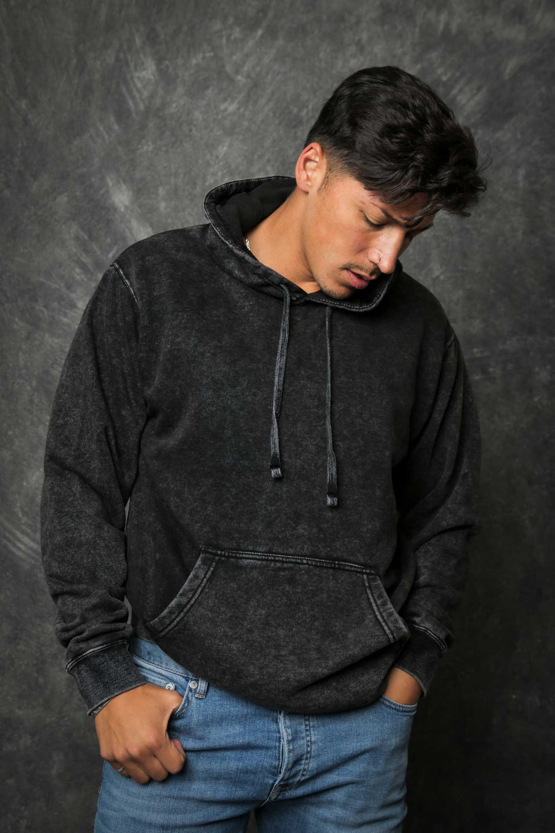 Gray Pullover Hoodie