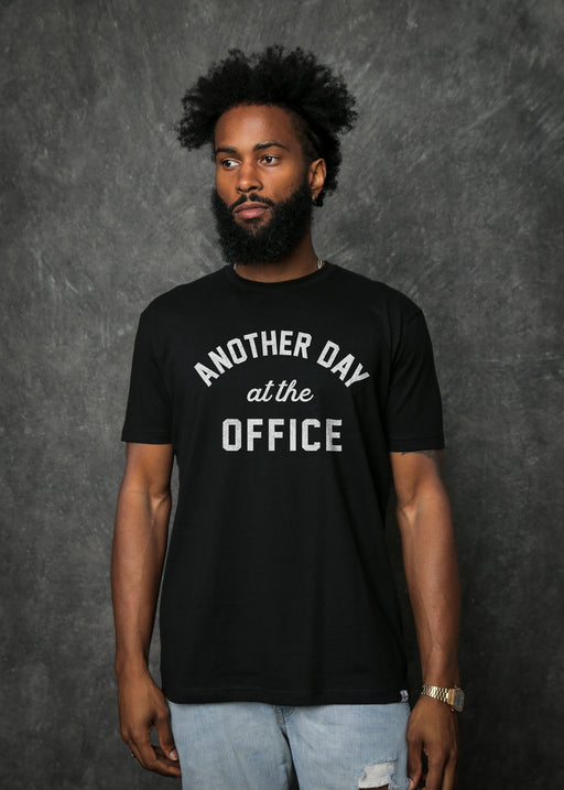 Another Day at the Office Men's Classic Black T-Shirt alternate view