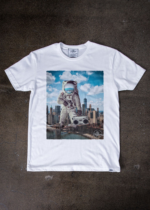 Astro NYC Men's White Classic T-Shirt alternate view