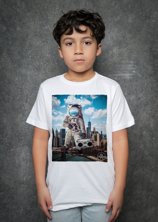 Astro New York Kid's White T-Shirt