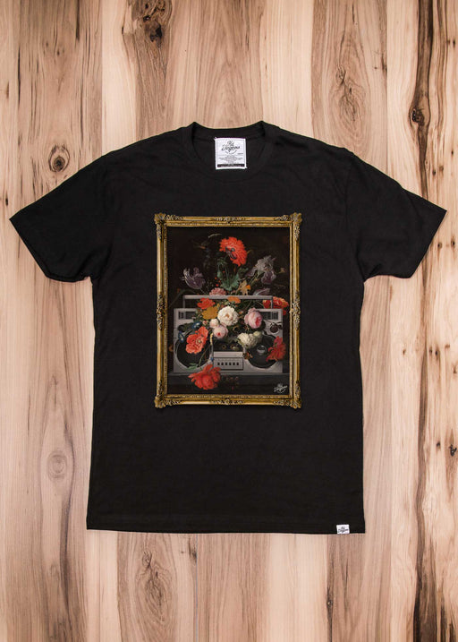 Boombox Renaissances Men's Black Classic T-Shirt alternate view