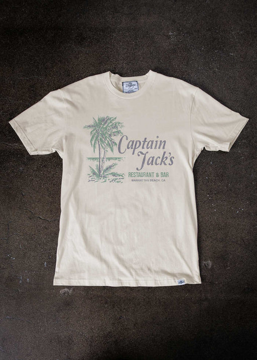 Captain Jack's Men's Antique White Classic T-Shirt alternate view