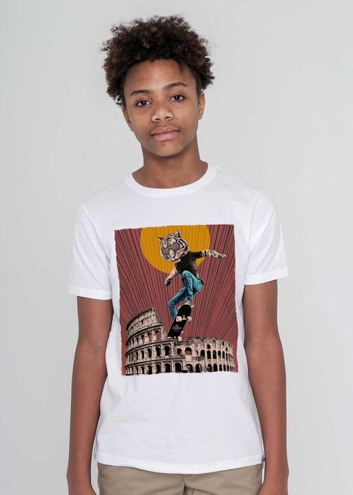 Colosseum Skater Kid's White T-Shirt