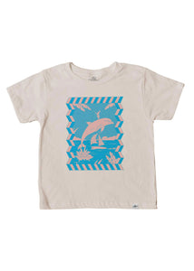 Dolphin Bay Kid's Natural T-Shirt