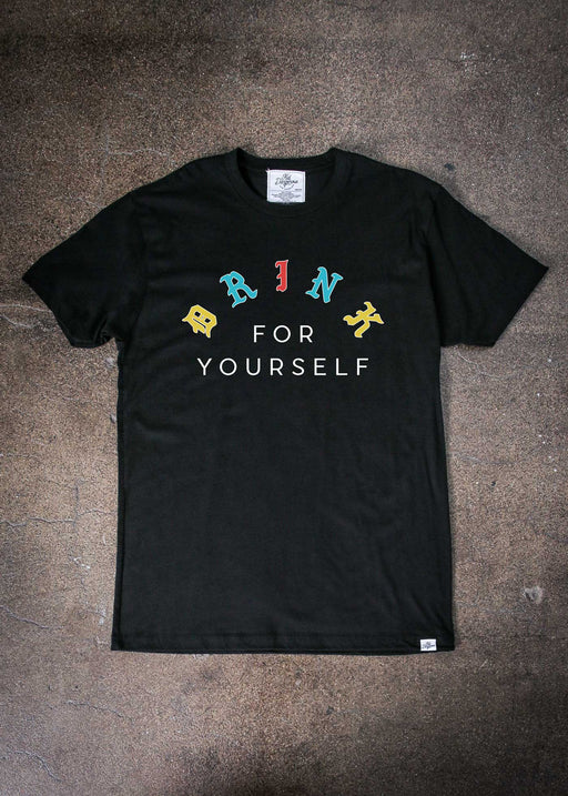 Drink for Yourself Arch Men's Black Classic T-Shirt
