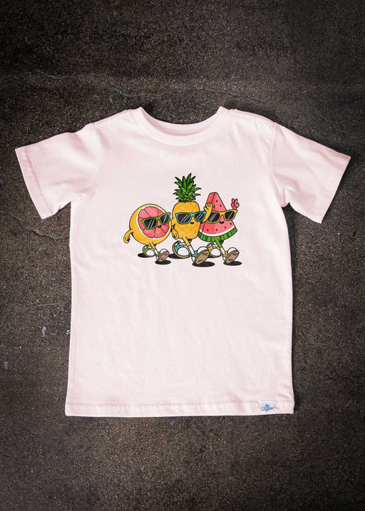 Fruit Crew Kid's Pink T-Shirt alternate view