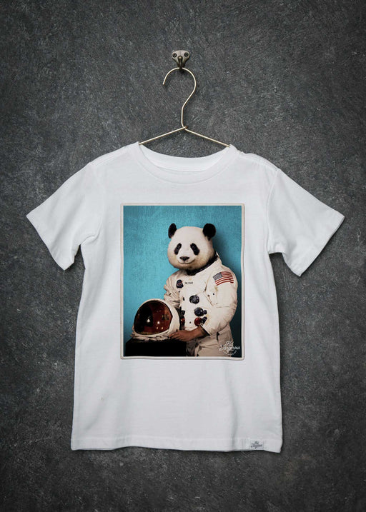 Fuzz Aldrin Kid's White T-Shirt alternate view
