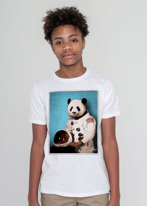 Fuzz Aldrin Kid's White T-Shirt