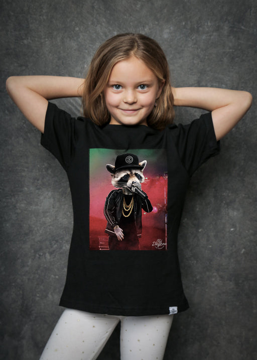 Hip Hop Kid's Black T-Shirt