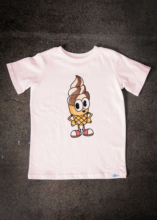 Ice Cream Homie Kid's Pink T-Shirt alternate view