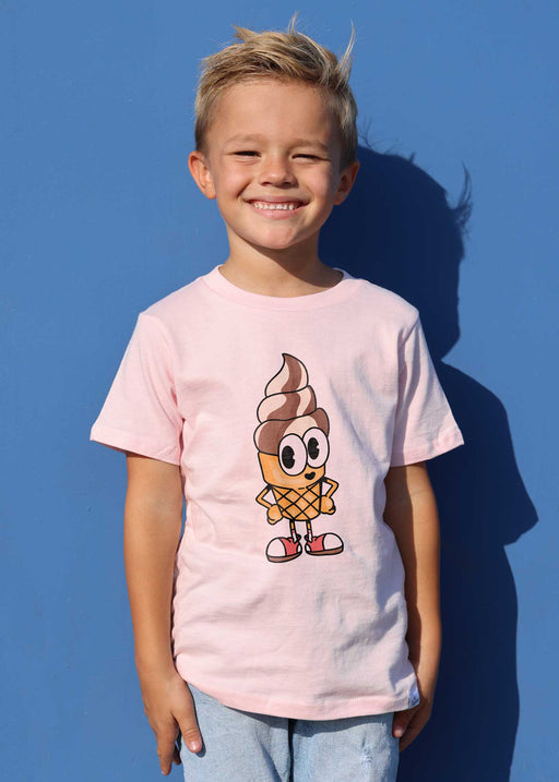 Ice Cream Homie Kid's Pink T-Shirt