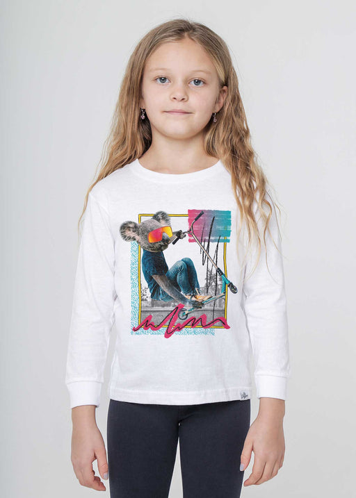 Koala Razor Kid's White Long Sleeve alternate view