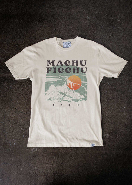 Machu Picchu Men's Antique White Classic T-Shirt alternate view