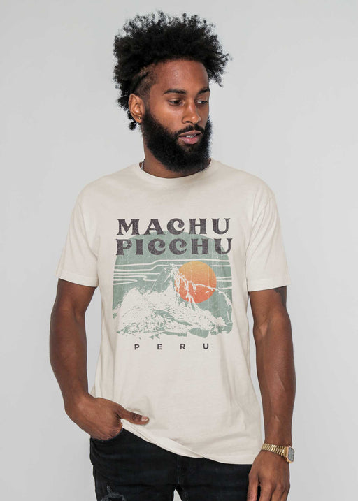 Machu Picchu Men's Antique White Classic T-Shirt