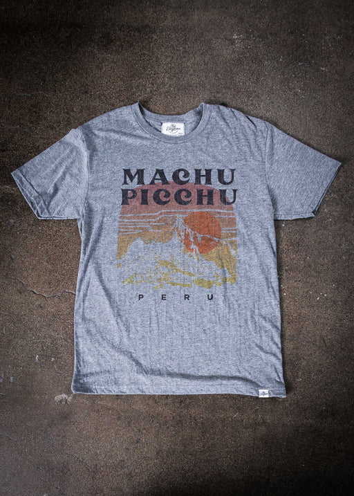 Machu Picchu Men's Heather Grey Classic T-Shirt alternate view