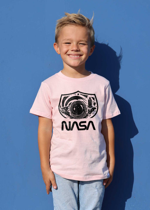 NASA Apollo 11 Kid's Pink T-Shirt