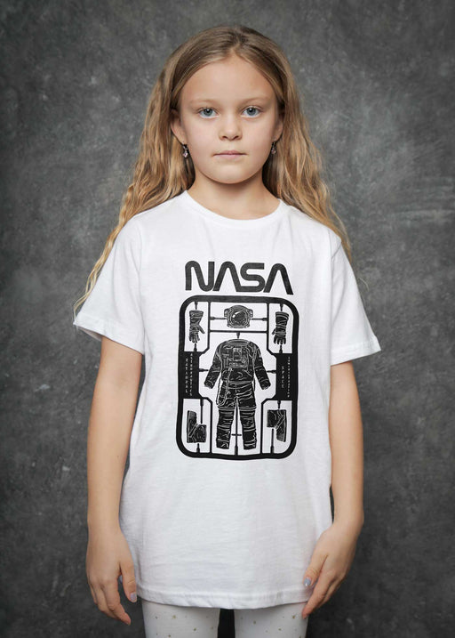 NASA Astronaut Toy Kid's White T-Shirt