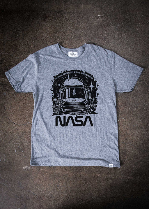 NASA Helmet Kid's Heather Grey T-Shirt alternate view