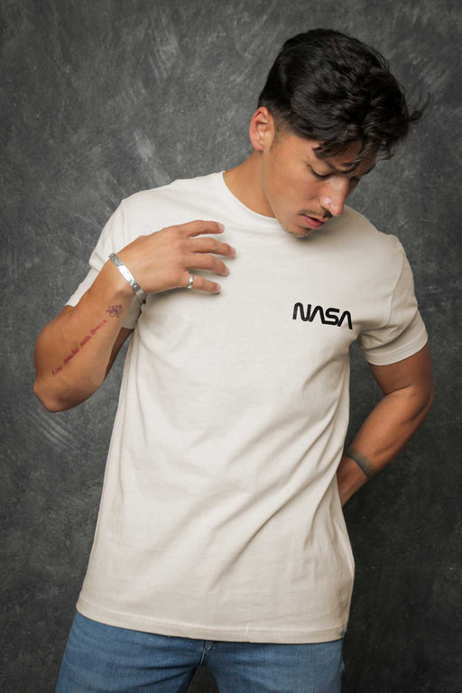 NASA Shuttle Badge Men's Antique White Classic T-Shirt alternate view