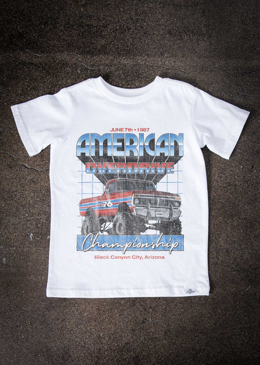 American Overdrive Kid's White T-Shirt alternate view