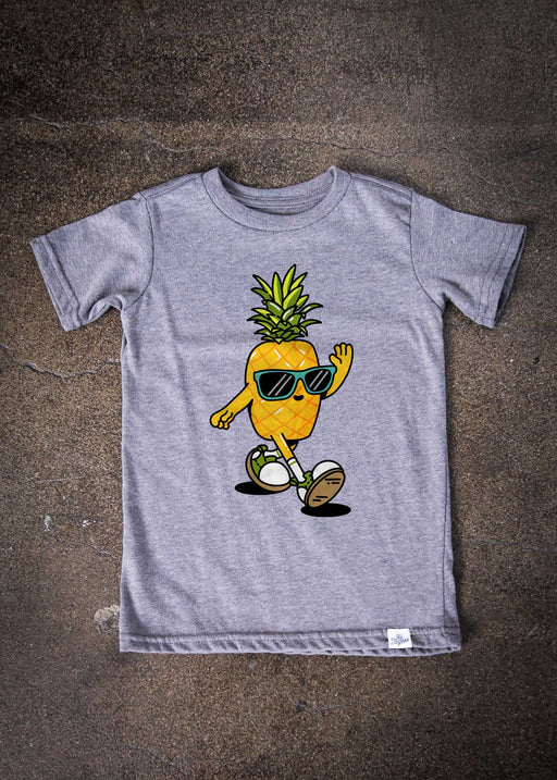 Pineapple Homie Kid's Heather Grey T-Shirt alternate view