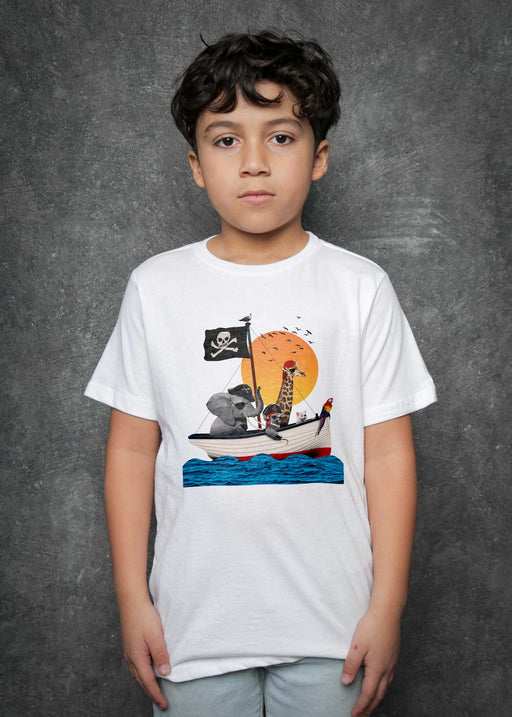 Pirate Pack Kid's White T-Shirt