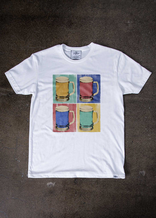 Retro Mugs Men's White Classic T-Shirt alternate view