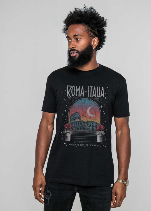 Roma Italia Men's Black Classic T-Shirt