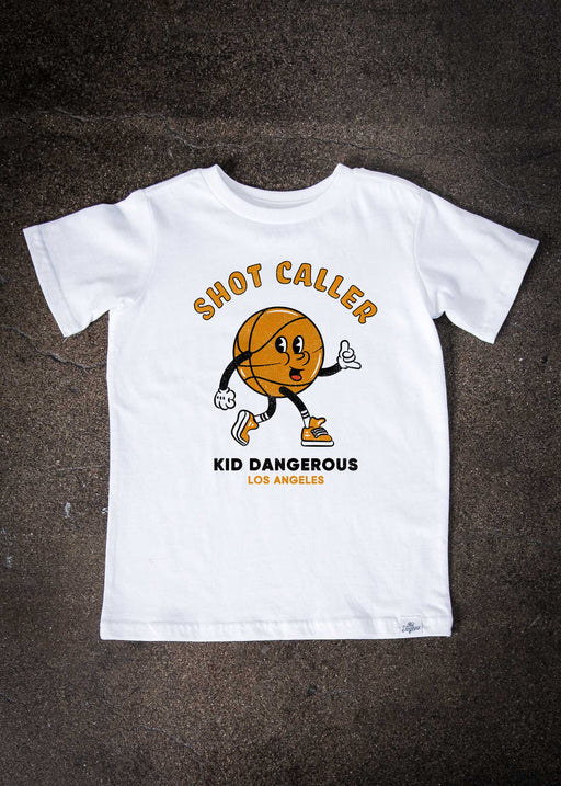 Shot Caller Kid's White T-Shirt alternate view