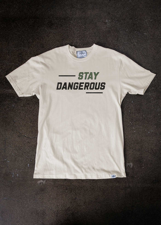 Stay Dangerous Streaks Antique White Classic T-Shirt alternate view