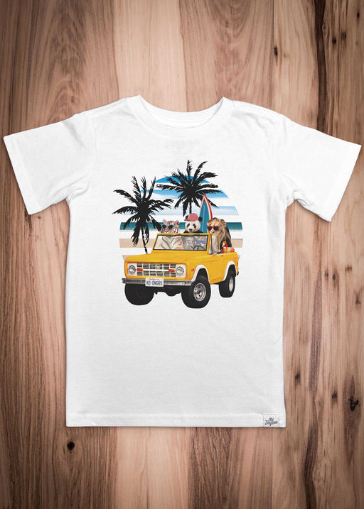 Surf Crew Kid's White T-Shirt alternate view