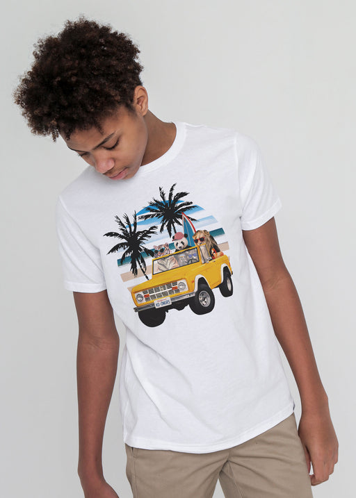 Surf Crew Kid's White T-Shirt