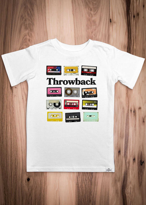 Throwback Kid's White T-Shirt alternate view