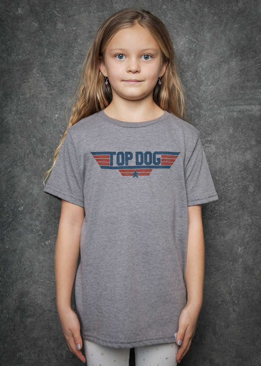 Top Dog Kid's Heather Grey T-Shirt