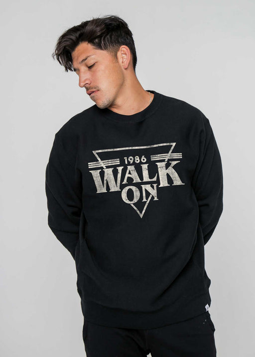 Walk On 1986 Black Crewneck Sweatshirt alternate view