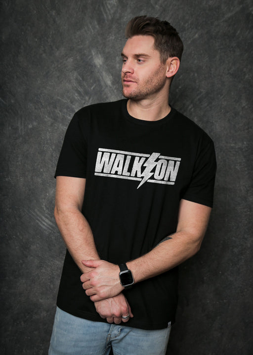 Walk On Lightning Black Classic T-Shirt