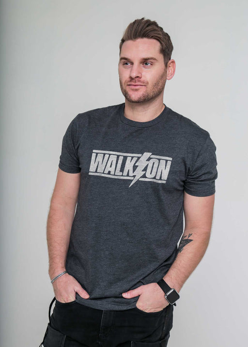 Walk On Lightning Charcoal Classic T-Shirt