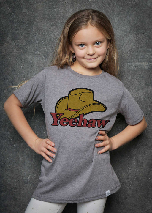 Yeehaw Kid's Heather Grey T-Shirt