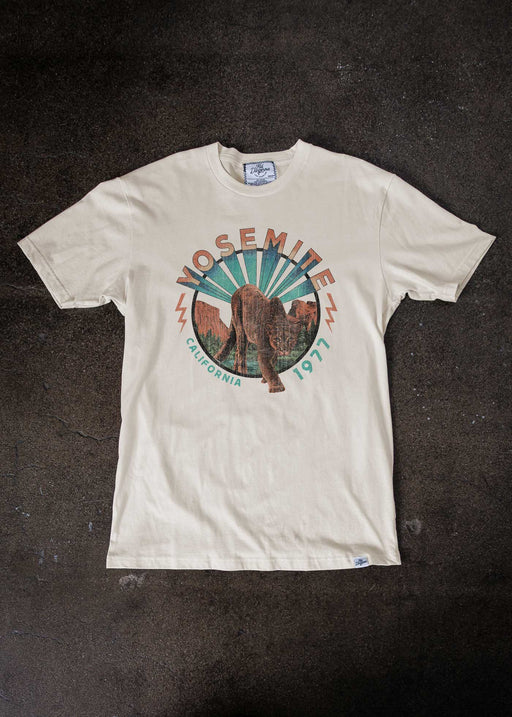Yosemite Tour Men's Antique White Classic T-Shirt alternate view