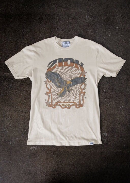 Zion Eagle Men's Antique White Classic T-Shirt alternate view