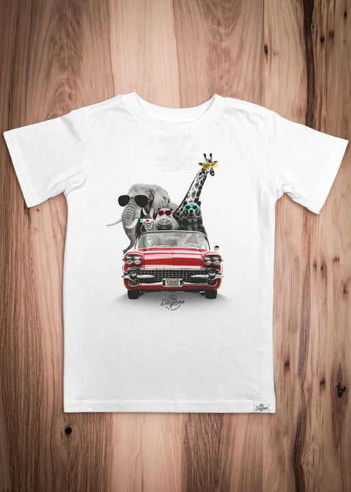 Zoo Mobile Kid's White T-Shirt alternate view